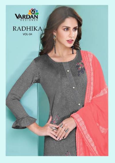 Radhika Vol 4 By Vardan Designer Readymade Salwar Kameez Collection